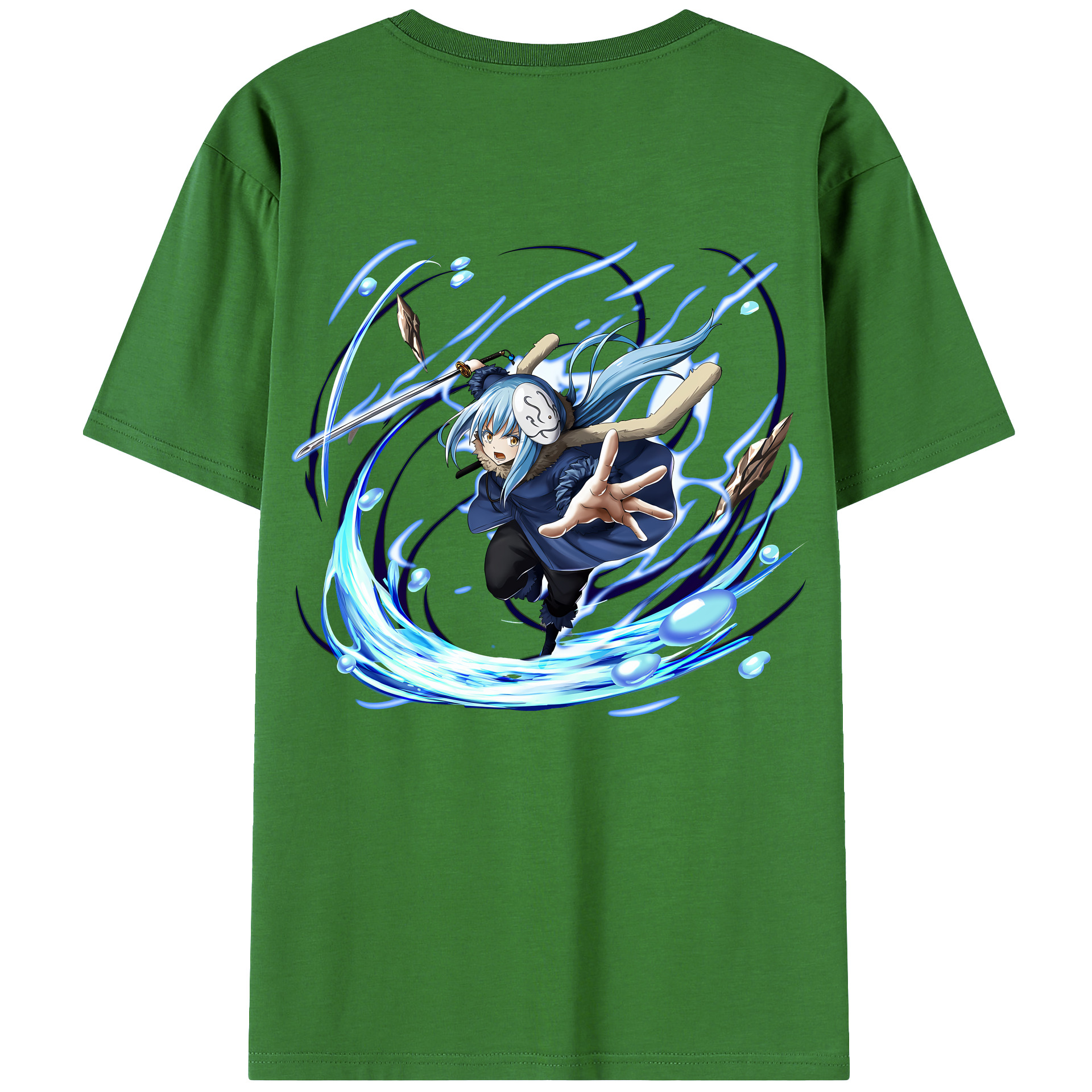 （画像用） 転スラ Regarding Reincarnated to Slime レディース半袖Tシャツ(バックプリント)